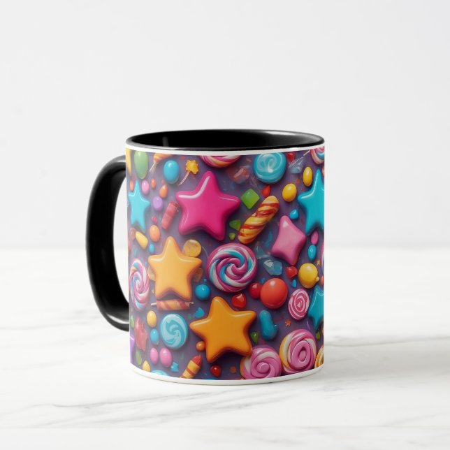 Caneca Choque de açúcar perturbou Mug no caos Pop de doce (Frente Esquerda)