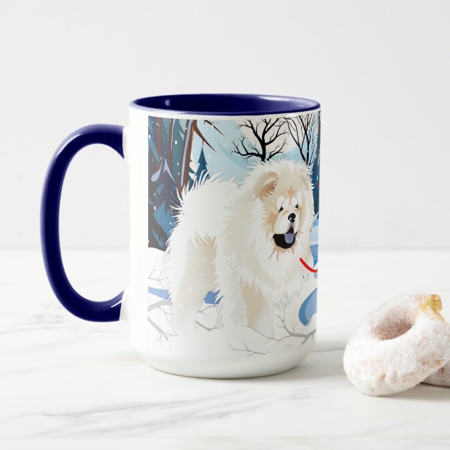 Caneca Chow Cream OVER THE RIVER (Com Donut)