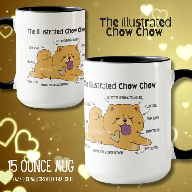 CANECA CHOW ILUSTRADO (Criador carregado)