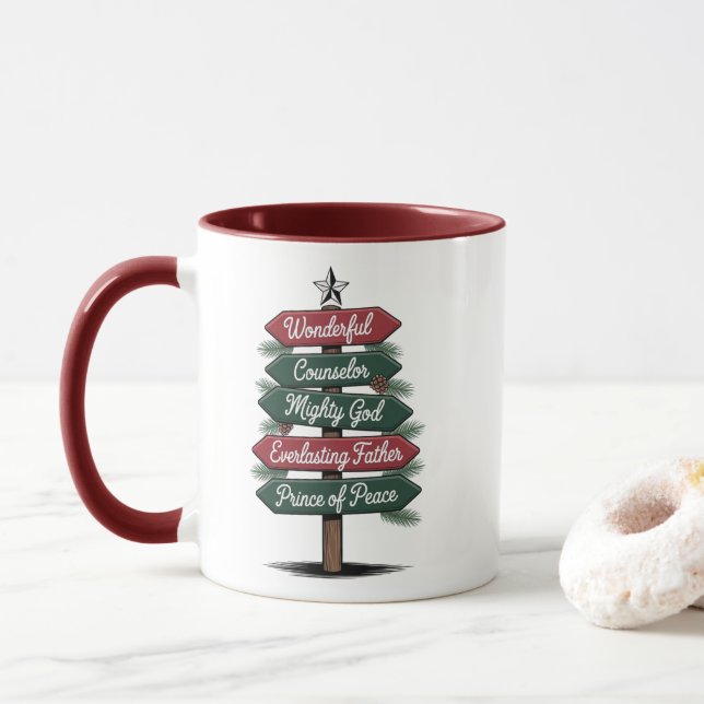 Caneca Christian Christmas Mug (Com Donut)