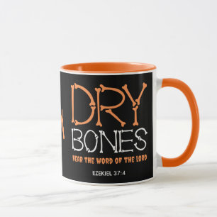 Caneca Christian Halloween DRY BONES Ezekiel 37 Monograma