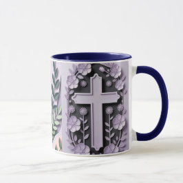 Caneca Christian Mug com design Roxo Roxo