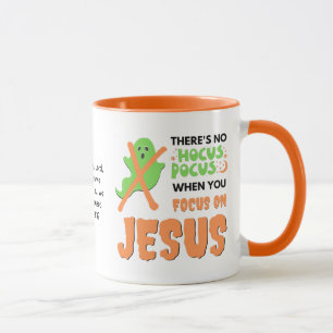 Caneca Christian NO HOCUS POCUS Halloween