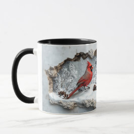 Caneca Christmas Cardinal Mug