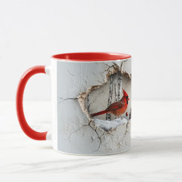 Caneca Christmas Cardinal Mug