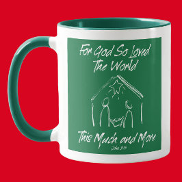 CANECA CHRISTMAS MANGER MUG - VERDE