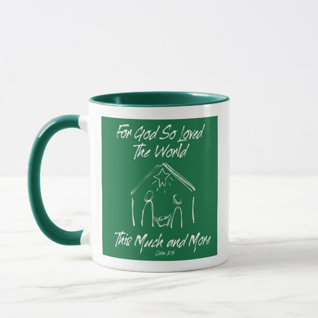 CANECA CHRISTMAS MANGER MUG - VERDE (Esquerda)