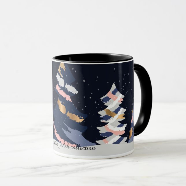 Caneca Christmas Mug Dark sky (Frente Esquerda)