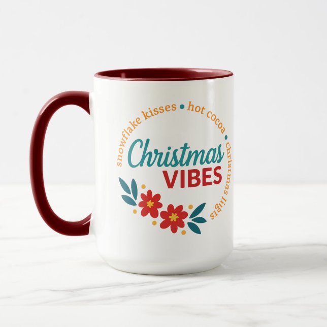 Caneca Christmas Vibes Combo Mug (Esquerda)