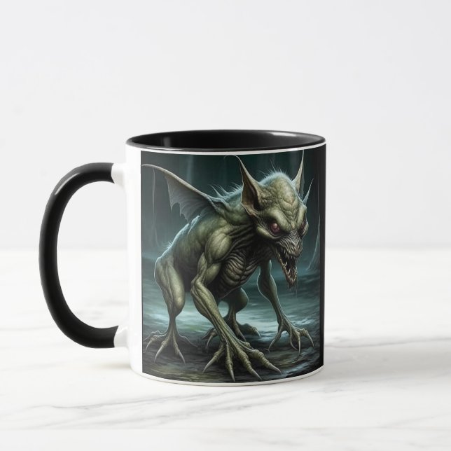 Caneca Chupacabra - Monstros Criptidos ou Animais (Esquerda)