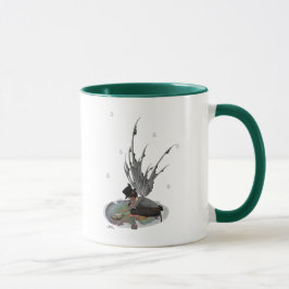 Caneca Chuva Fada Com Sapo De Café