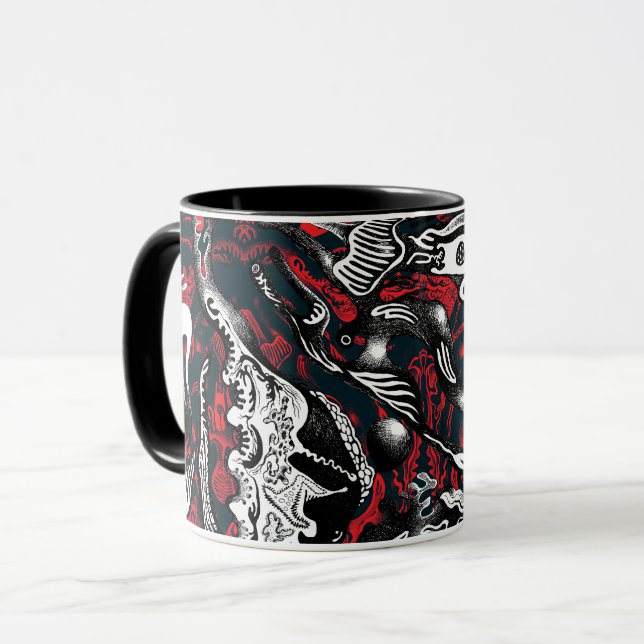 Caneca Cicatrizes Mitocondriais (Frente Esquerda)