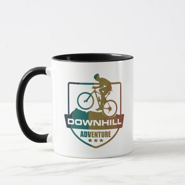 Caneca Ciclismo de Montanha Downhill MTB (Esquerda)