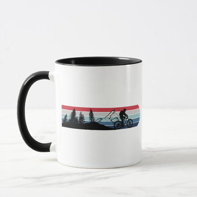 Caneca Ciclismo de Montanha MTB Downhill (Esquerda)