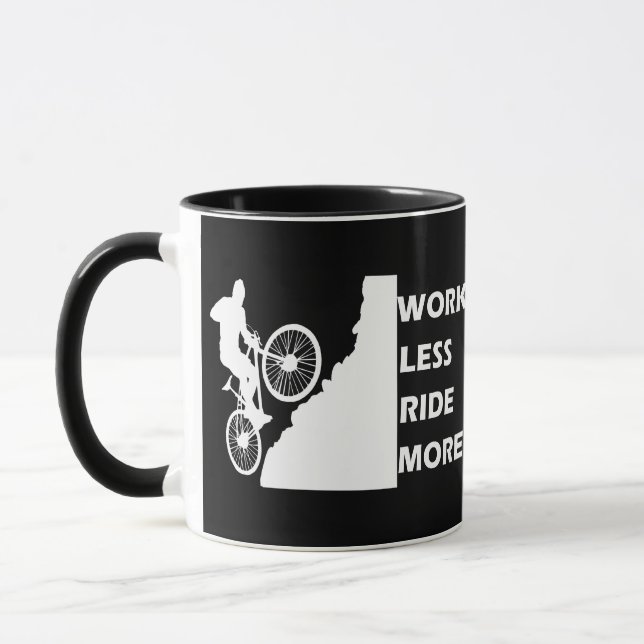 Caneca Ciclismo Motivacional de Montanha - Citação Divert (Esquerda)