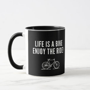 Caneca ciclista de citações