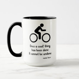 Caneca Ciclista Moderna Bicicleta Chic Engraçado Nome Leg