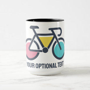 Caneca Ciclo de Texto Personalizado