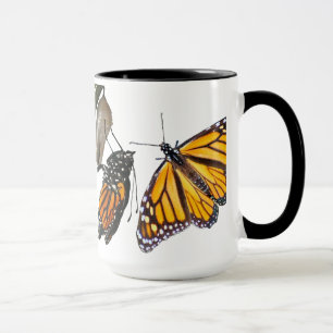 CANECA CICLO DE VIDA DO MONARCA