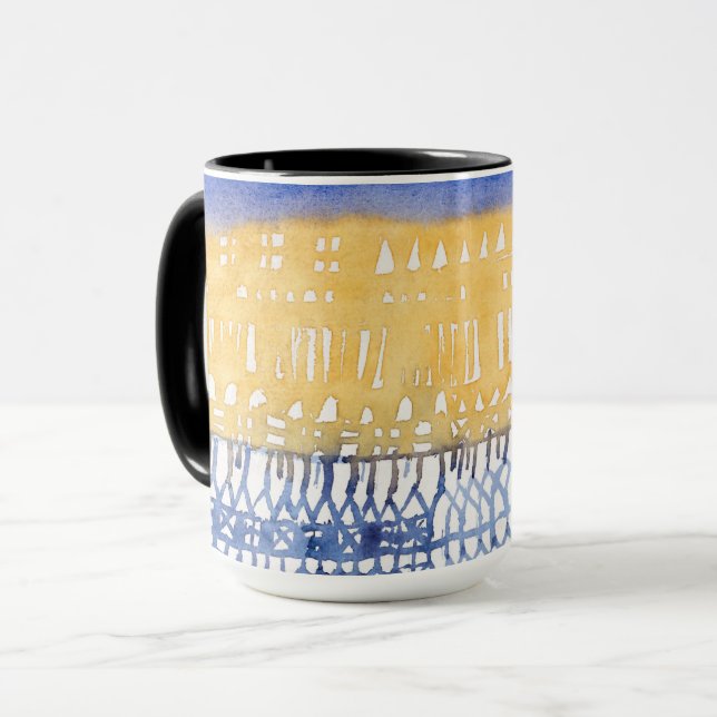 Caneca Cidade Antiga (1928) por Paul Klee (Frente Esquerda)