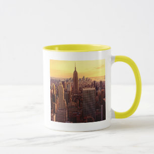 Caneca Cidade da skyline de New York com estado do