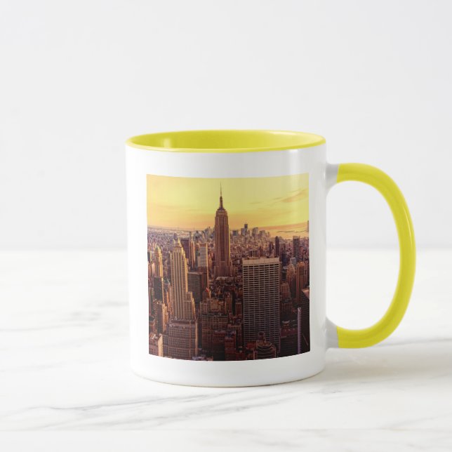 Caneca Cidade da skyline de New York com estado do (Direita)