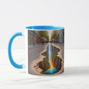 Caneca Cidade de Illusão Óptica Fantasy Bela Vivida