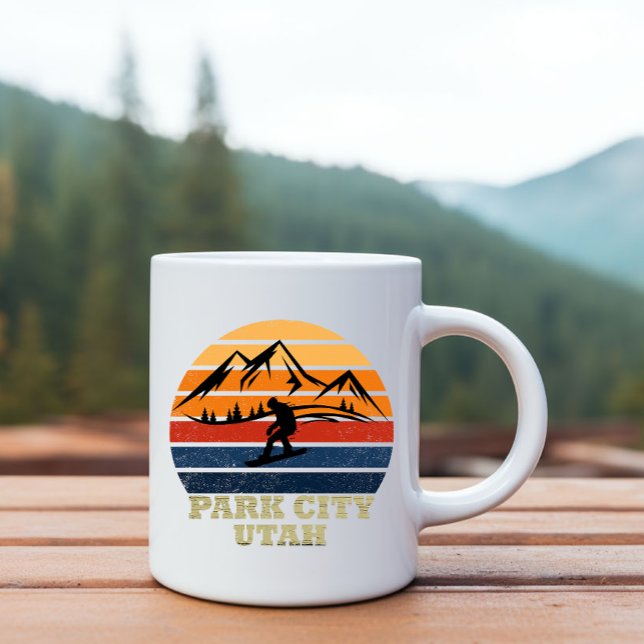 Caneca Cidade de Park, Utah, vintage (Criador carregado)