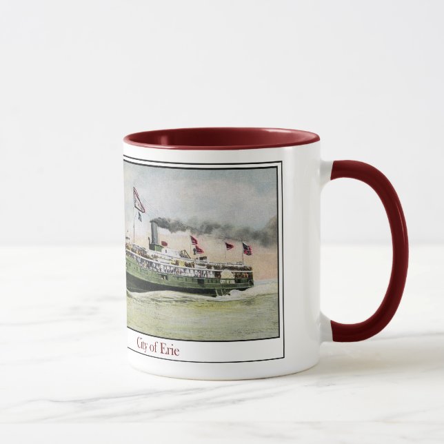 Caneca Cidade De Vapor De Erie (Direita)