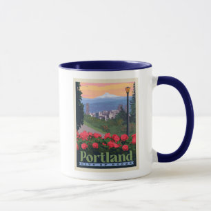 Caneca Cidade dos Rosas Portland, Oregon