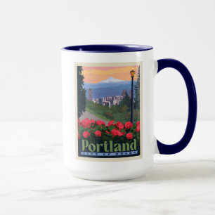 Caneca Cidade dos Rosas Portland, Oregon