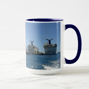 Caneca Cinco navios de cruzeiro