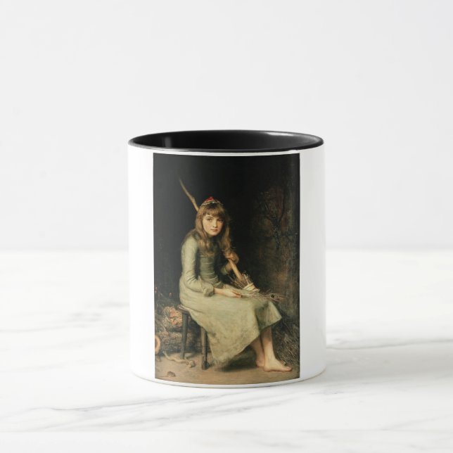 Caneca Cinderela (por John Everett Millais) (Centro)