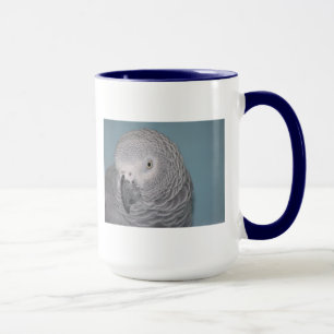 Caneca Cinza africana Parrot Mug