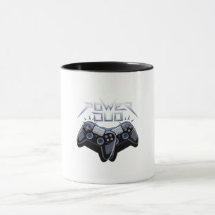 Caneca Cinza de jogos Power Duo Sleek Mug