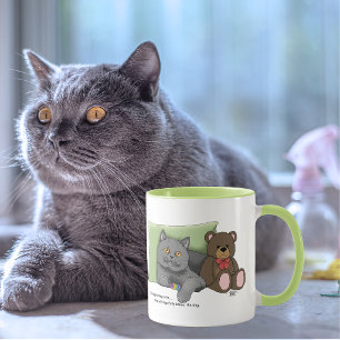 Caneca Cinza Gato