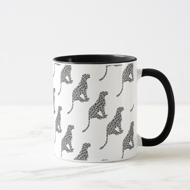 Caneca Cinza-leopardo e Cinza-luz (Direita)