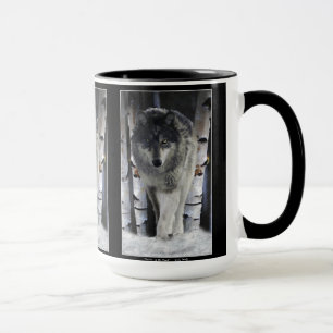Caneca CINZA PACK WOLF Wildlife Gift Mugs
