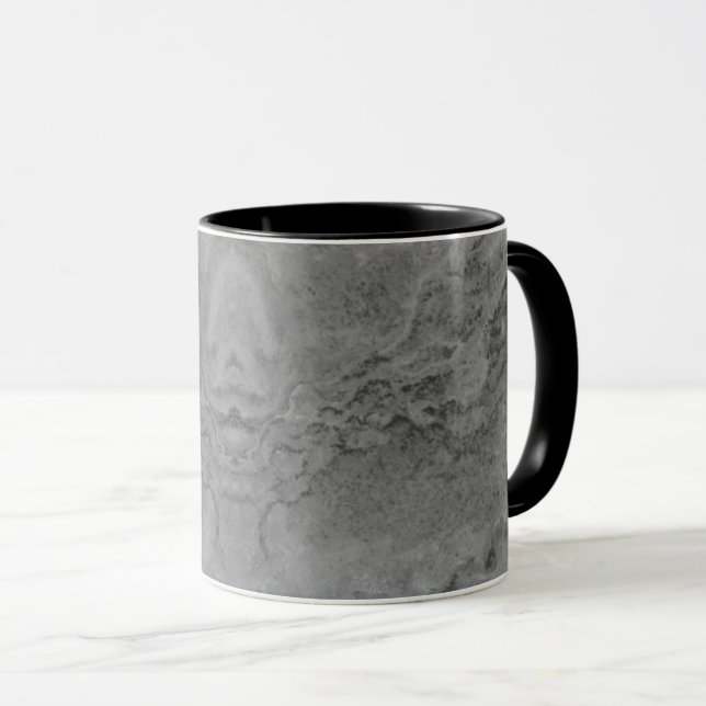 Caneca Cinza Stone Pattern Mug (Frente Esquerda)