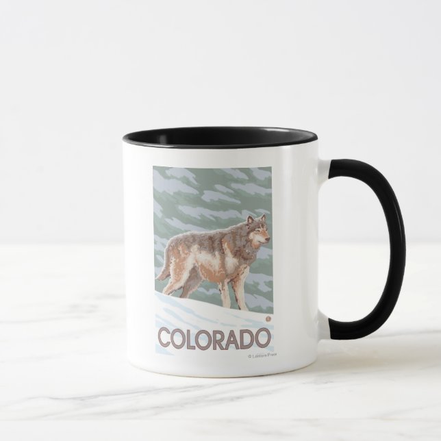 Caneca Cinza Wolf WaitColorado (Direita)