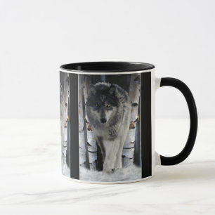 Caneca CINZA WOLF Wildlife Gift Mugs
