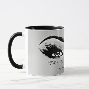 Caneca Cinzas de prata do estúdio do maquilhador da