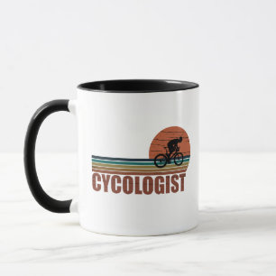Caneca Circuito engraçado de ciclismo do Cycologist MTB