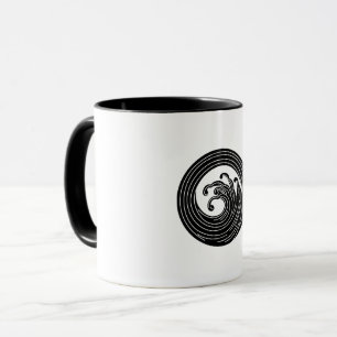 Caneca Círculo de onda tipo rodovia