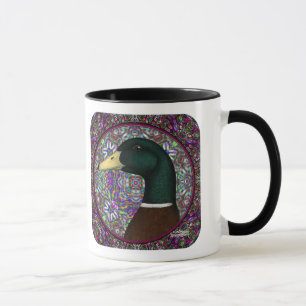 Caneca Círculo Mosaico de Mallard Drake