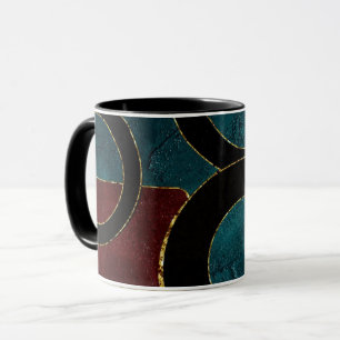 CANECA CÍRCULOS ART DÉCO