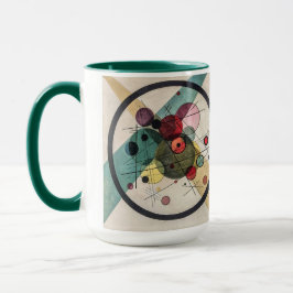 Caneca Círculos Vintage em um Círculo - Arte Moderna Kand