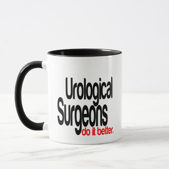 Caneca Cirurgiões Urológicos Fazem Melhor (Esquerda)