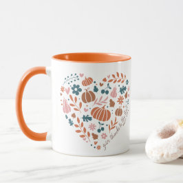 Caneca Citação Cristã de Ação de Graças