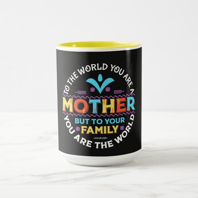 Caneca Citação da Mãe (Centro)